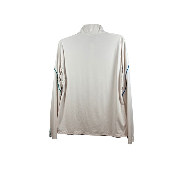 G/Fore Wonen's Sun Shield Silky Tech, Nylon 1/4 Zip, Snow, Size XL - Picture 3 of 9